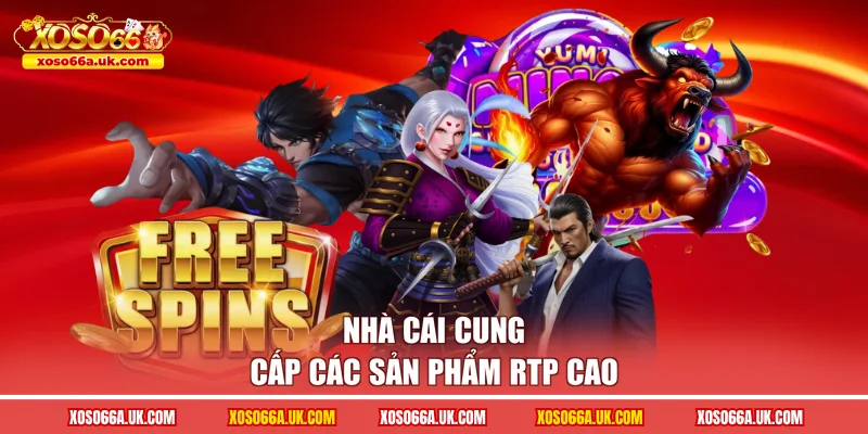 Nhà cái cung cấp các sản phẩm RTP cao